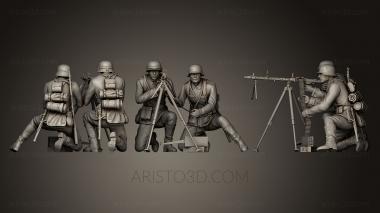 Military figurines (STKW_0202) 3D model for CNC machine